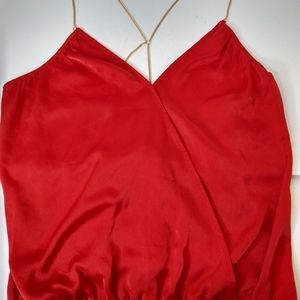 Ba&Sh Cauti Halter Top Women's Size M Metal Chain Straps